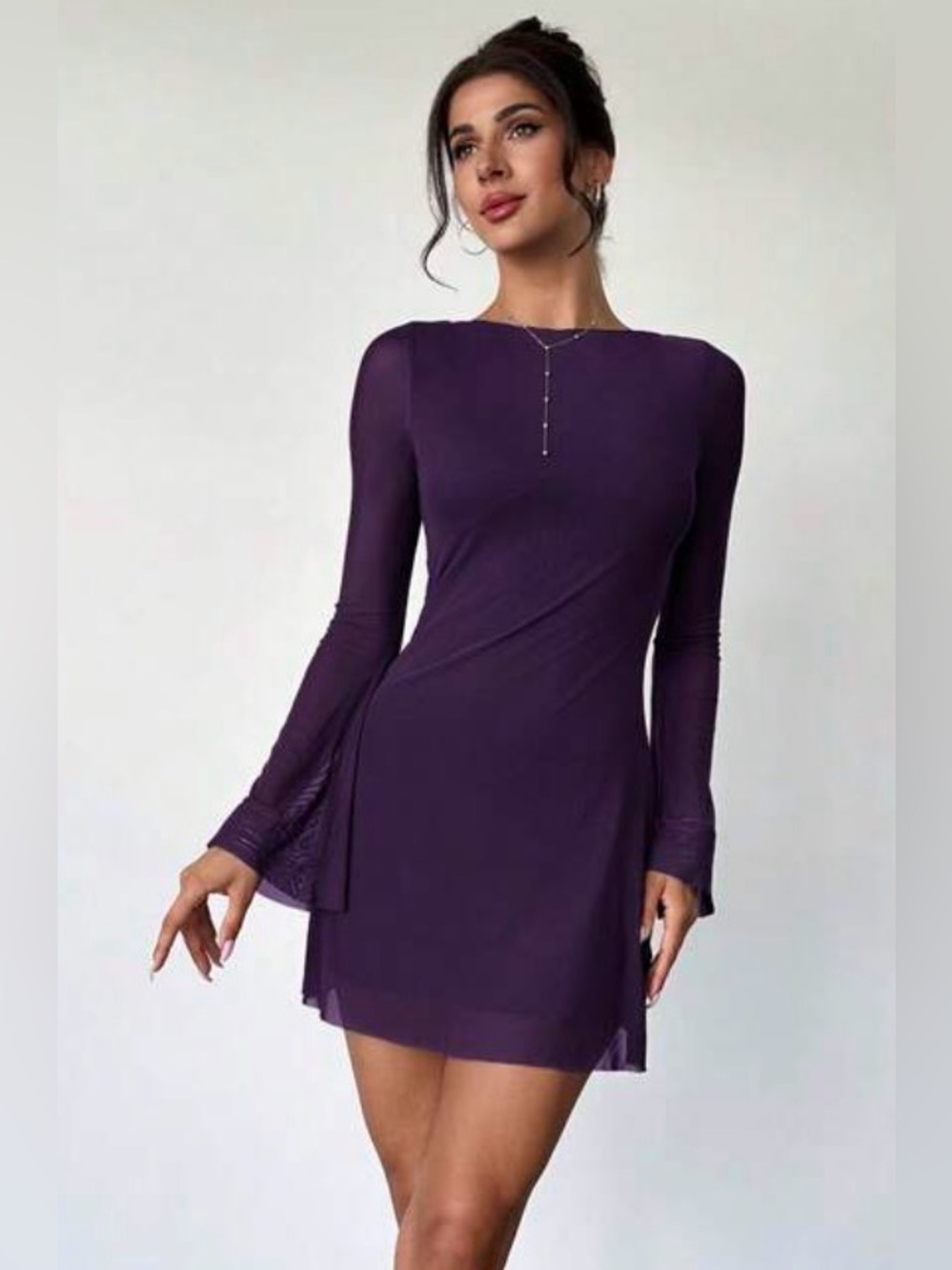 Shein Purple Mini Dress